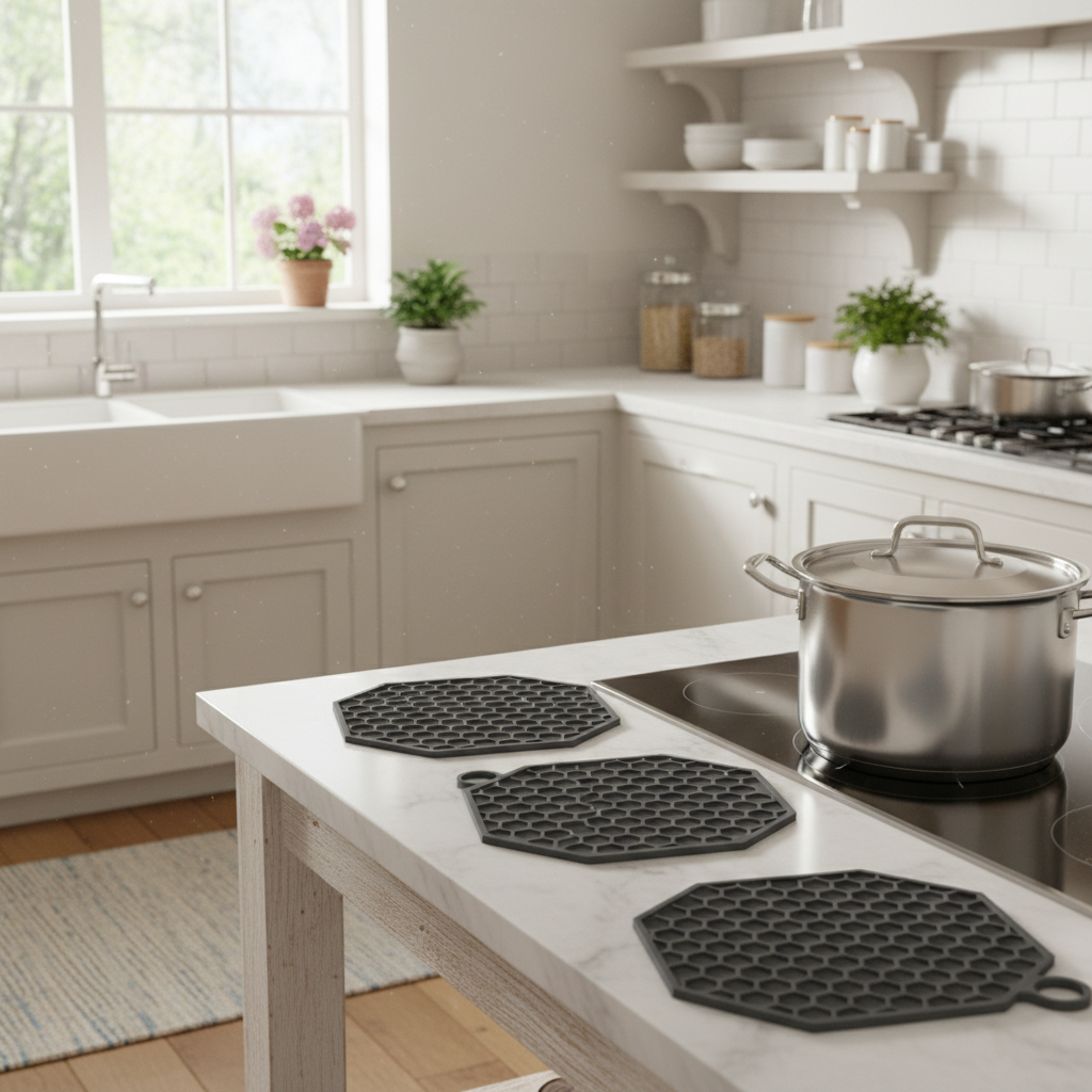 Small Space, Big Impact: How to Use Heat Resistant Trivets and Hot Pads for Total Kitchen Counter Protection