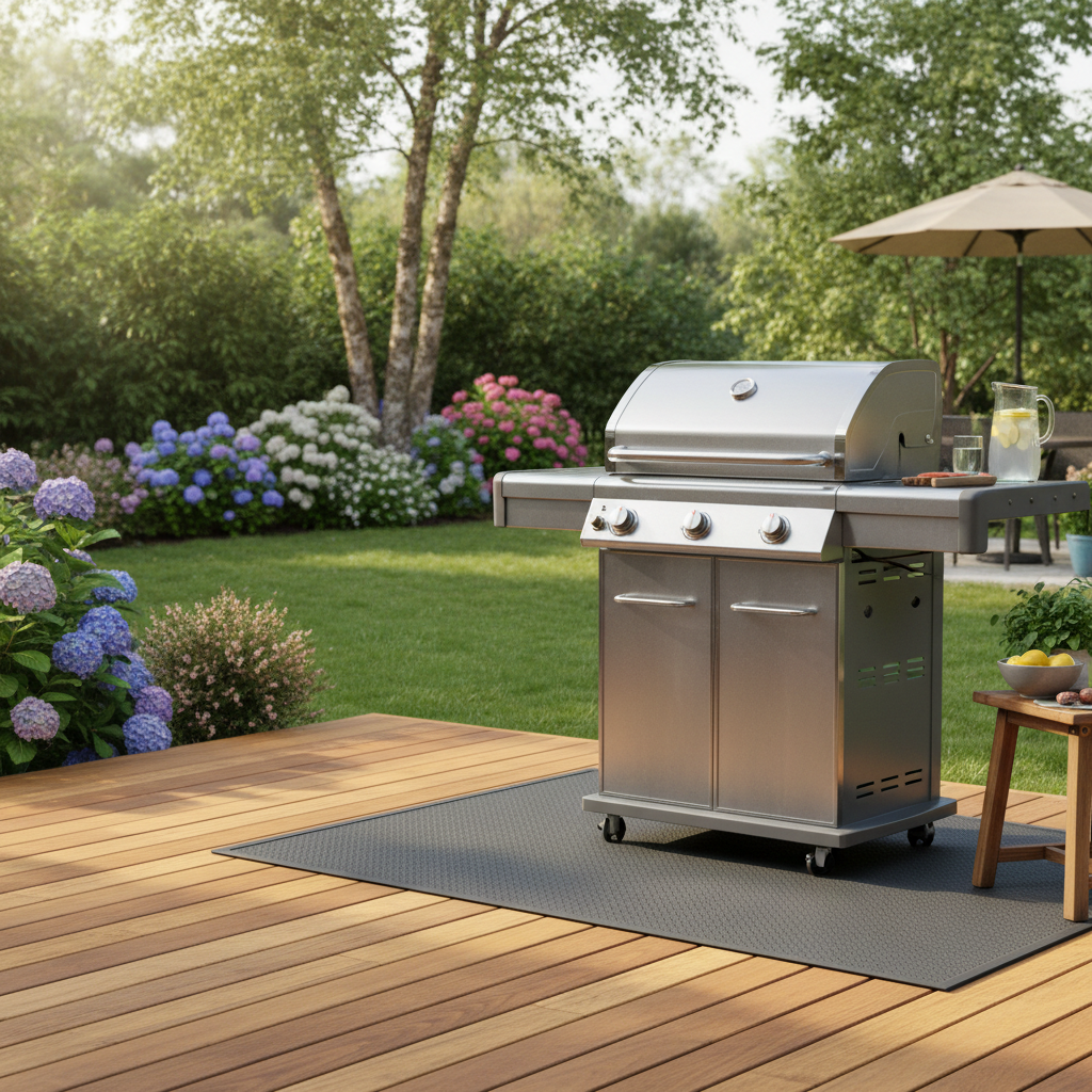 Matching Under Grill Mat Protection to Your Deck and Patio: A Practical Material and Size Guide for Wood Decks, Composite Surfaces, and Concrete Patios