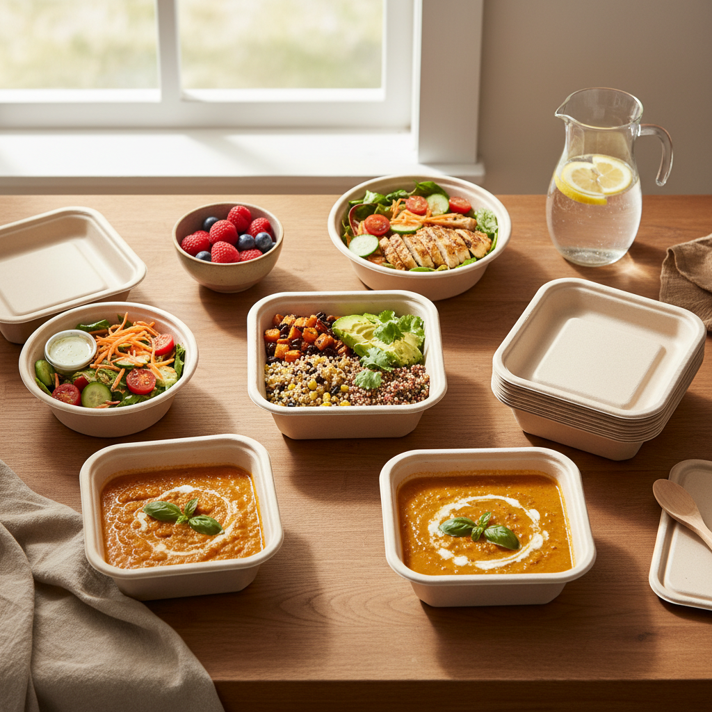 Small Space, Big Impact: How to Use Compostable Eco-Friendly Food Containers in Your Weekly Meal Prep Routine