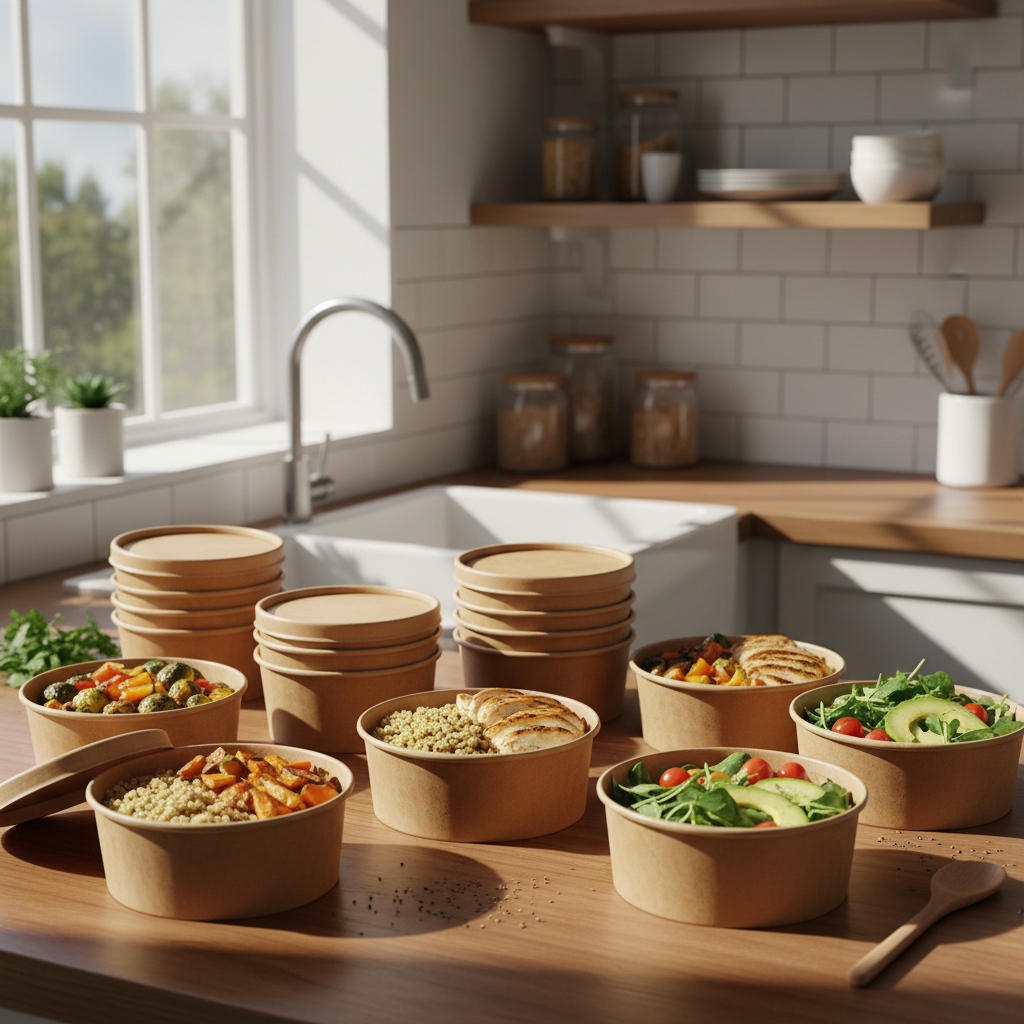 The Real Difference Between Compostable and Conventional Disposable Bowls for Meal Prep — And Which One Fits Your Kitchen Routine