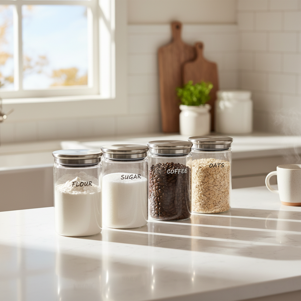 From Cluttered Countertops to Organized Pantry: A Step-by-Step Airtight Kitchen Canister Set Guide for Home Cooks