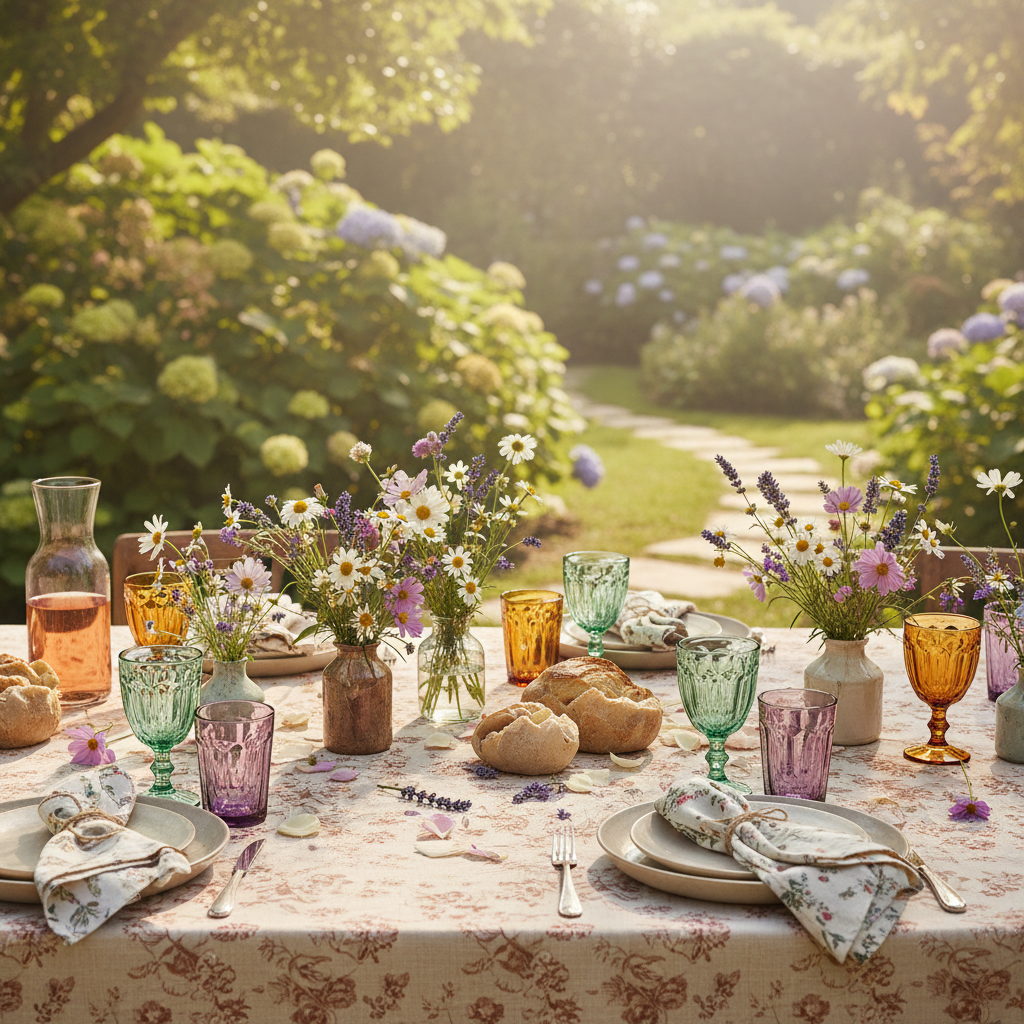 Vintage Tablecloth Ideas for Outdoor Dining on a Budget: How to Get a Charming Party Table Without Spending a Fortune