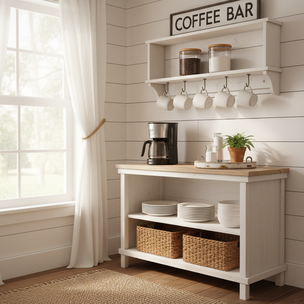 The 7 Mistakes People Make When Setting Up a Farmhouse Kitchen Coffee Bar (And What to Do Instead)