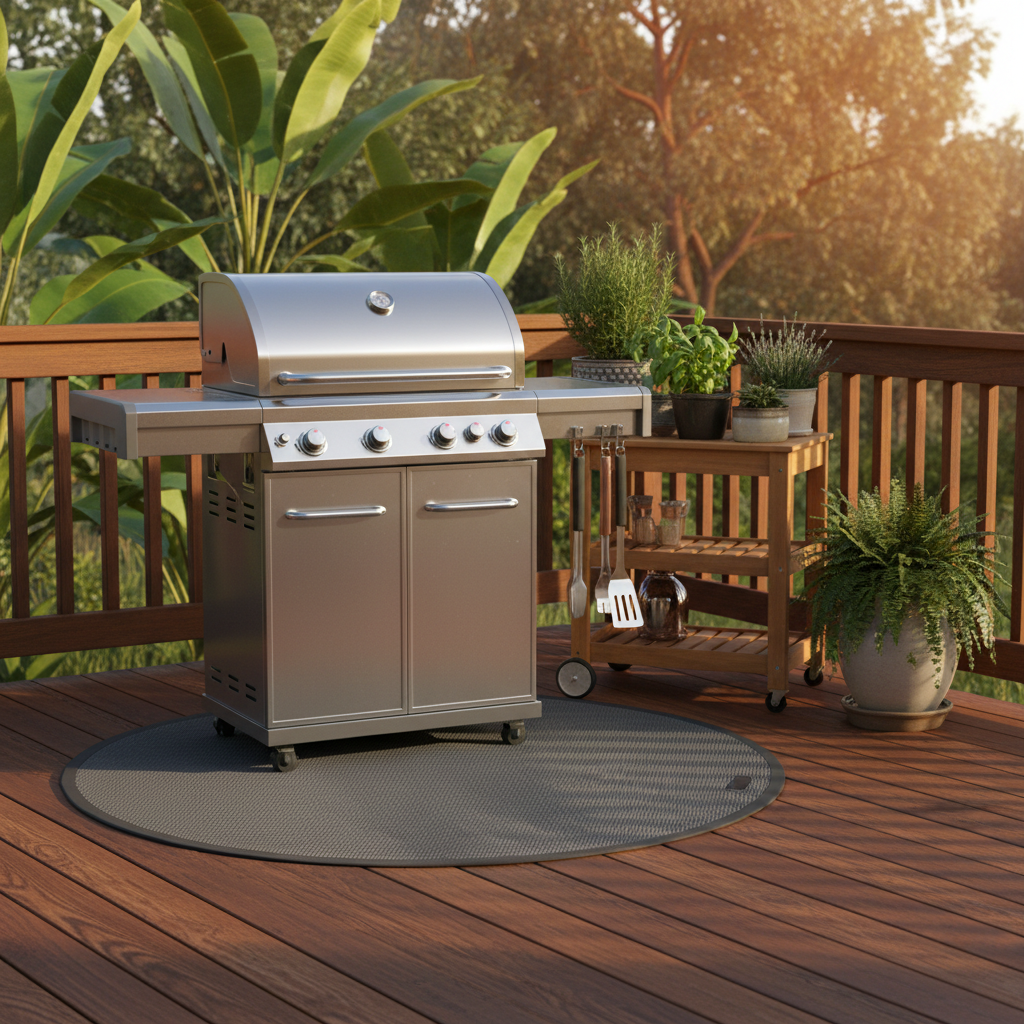 Small Space, Big Peace of Mind: How to Use a Fireproof Grill Mat for Outdoor Deck Protection
