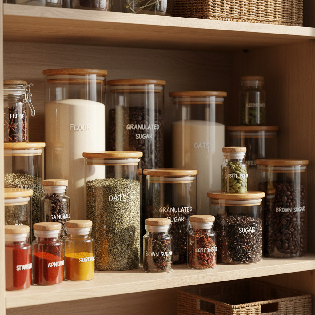 Splitting Pantry Storage by Job: When Everyday Dry Goods and Demanding Ingredients Need Different Glass Canister Design Specs