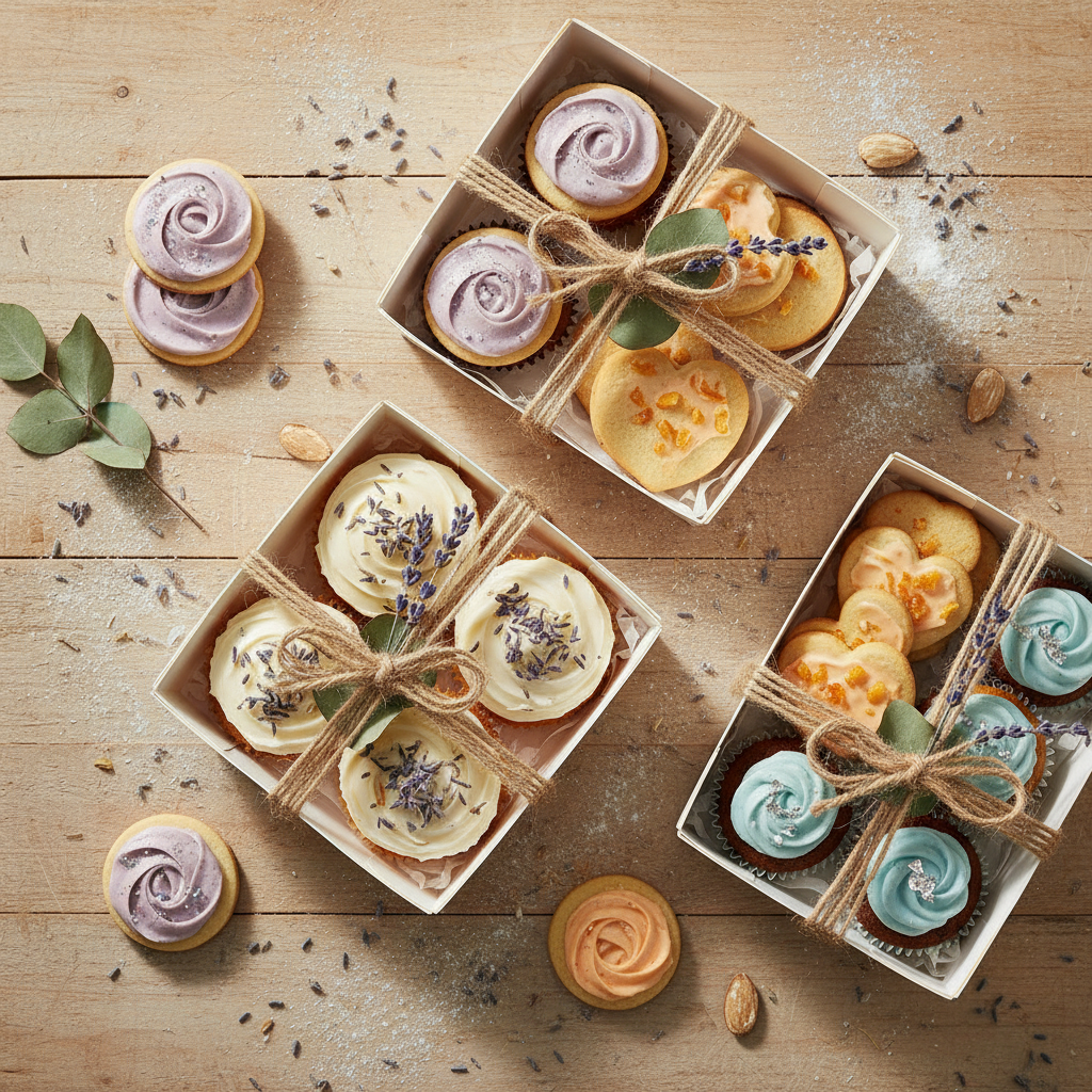 Smart Home Bakers Spend on Presentation and Skip Overpriced Wrapping in Compostable Bakery Boxes Homemade Gift Packaging