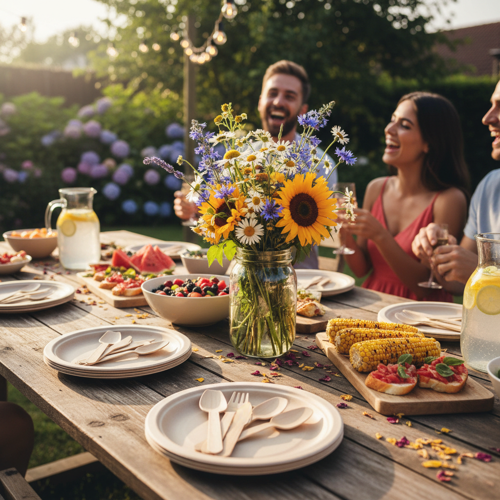 Eco Friendly Bamboo Disposable Plates Bought in Spring, Tested in Summer: The Party Cleanup Stress Nobody Plans For