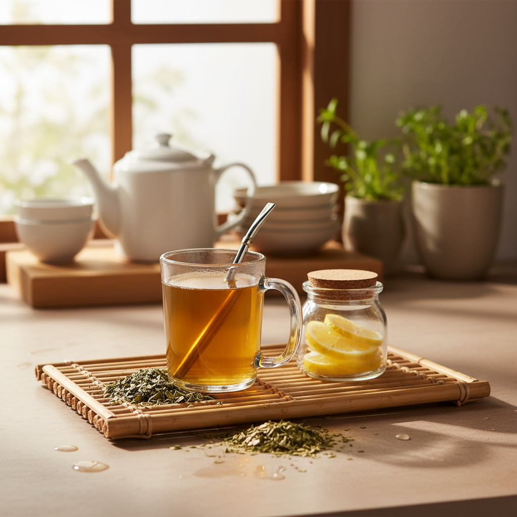 Organic Yerba Mate Green Tea Energy Boost: Built for Athletic Endurance, Marketed to Everyday Coffee Quitters