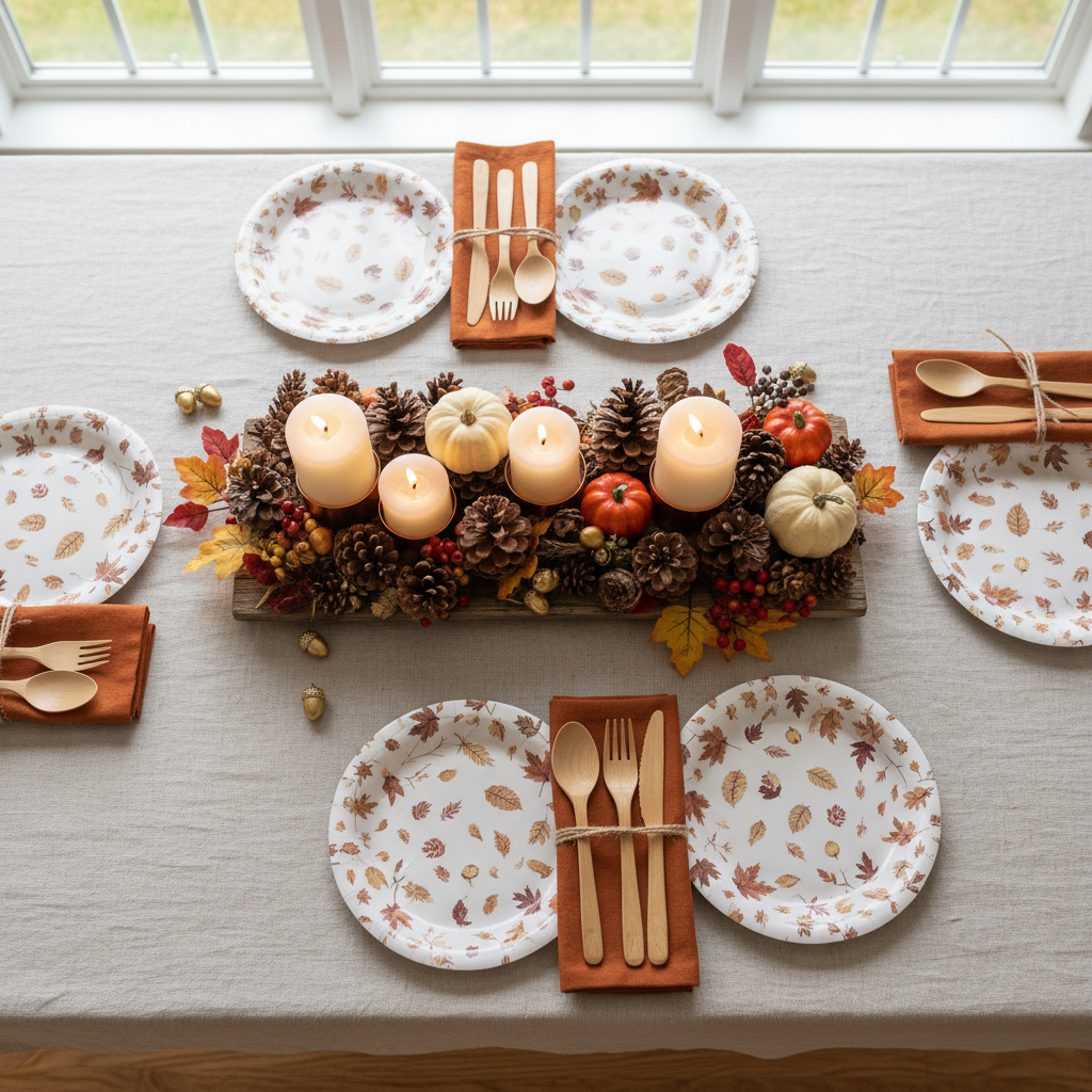 The Real Difference Between Elegant and Forgettable in Thanksgiving Disposable Dinnerware — And Which One Fits Your Holiday Hosting Style