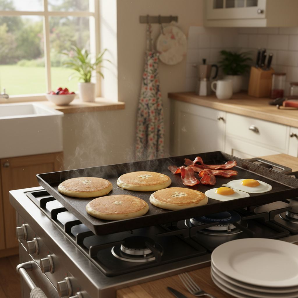 What Changes When You Cook Weekend Breakfast on a Nonstick Griddle Instead of a Standard Pan