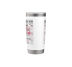 Funny Happy Birthday Diva Newspaper Front Page Headliner Stainless Steel Insulated Tumbler - view 4