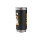 September Birthday King Born September Front Page Newspaper Stainless Steel Insulated Tumbler - view 2