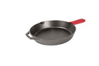 Pre-Seasoned Cast Iron Skillet with Assist Handle Holder, 12", Red Silicone & Tempered Glass Lid (12 Inch) – Fits 12 Inch Cast Iron Skillets and 7 Quart Dutch Ovens - view 6
