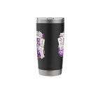 Bride Squad Wedding Crew Newspaper Front Page Girls' Trip Stainless Steel Insulated Tumbler - view 2