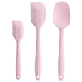 Silicone Spatula Set - Rubber Spatula - 600°F Heat Resistant Baking Spoon & Spatulas (Pink)