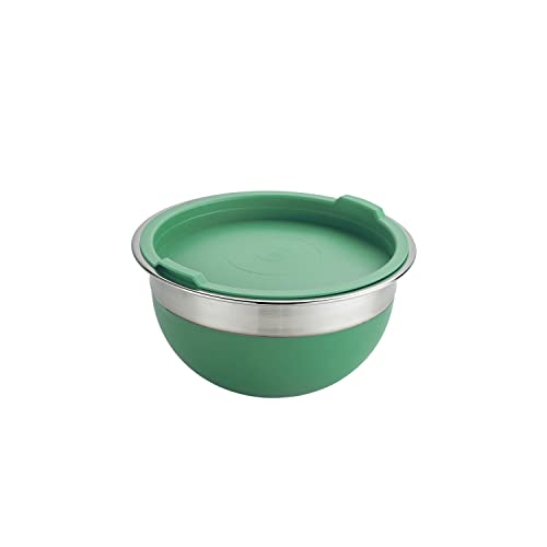 10 Pc Covered Stainless Steel and Silicone Mixing Bowl Set - view 6