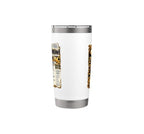 October Birthday King Born October Man Front Page Newspaper Stainless Steel Insulated Tumbler - view 2