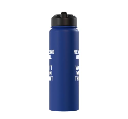 Never Send An Email You Wouldn't Want On Front Page Stainless Steel Insulated Water Bottle - view 2
