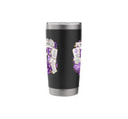 Bride Squad Wedding Crew Newspaper Front Page Girls' Trip Stainless Steel Insulated Tumbler - view 4