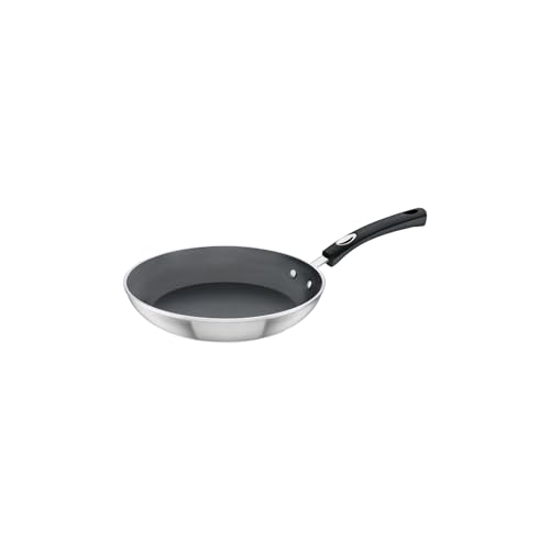 Non-Stick Frying Pan with Silicone Handle for Induction, Electric, Gas and Ceramic Glass Hobs, ‎Cookware, Kitchen, 20 cm, 1.0 Litre, 20888020, Dark Grey