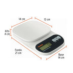 Scale digital kitchen plastic base capacity 5kg - view 3