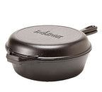 Cast Iron Combo Cooker, 3.2 Quart Deep Pot & 10.25 Inch Skillet Lid - view 4