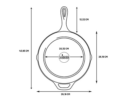 Pre-Seasoned Cast Iron Skillet with Hot Handle Holder, 10.25 Inches - view 3