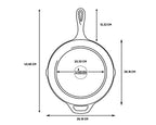 Pre-Seasoned Cast Iron Skillet with Hot Handle Holder, 10.25 Inches - view 3