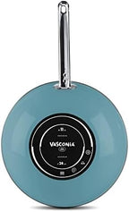 Vasconia Elegance 10-Piece Cookware Set for Most Stove Tops - Dishwasher, Grill & Oven Safe up to 480℉ (Enamel on Steel) Quick & Even Heat Distribution, Nonstick Interior, Stainless Handles (Teal)