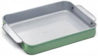 Caraway Non-Stick Ceramic 9”x13” Rectangle Pan - Naturally Slick Ceramic Coating - Non-Toxic, PTFE & PFOA Free - Perfect for Brownies, Lasagnas, and More - Sage