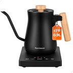 Gooseneck Electric Kettle with Temperature Control ±1°F Precision, P901 Pour Over Coffee & Tea Kettle, 0.9 Liter & 1200W Rapid Boil, Max 6 Hours Keep Warm, 304 Stainless Steel, BPA-Free