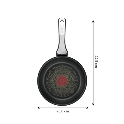 Tefal Unlimited On, Premium Cookware, 24 cm Frying Pan, UK's Longest Lasting Non-stick, Heat Indicator, Induction Hob Compatible, Dishwasher Safe, Aluminium, black, G25904AZ - view 3