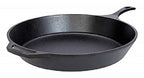 15 Inch Cast Iron Pre-Seasoned Skillet with Tempered Glass Lid - view 2