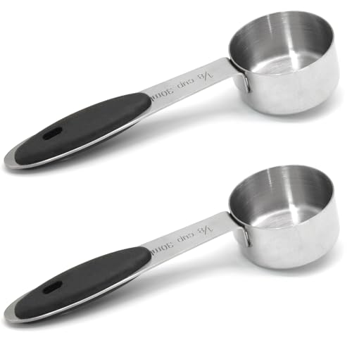 1/8 Cup Measuring Cup, 2 Pcs, Stainless Steel - view 7