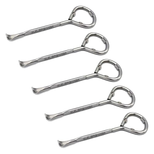U.S. Speaker Stainless Steel Paint Can Opener – Wide Tip Paint Key with Bottle Opener – Heavy Duty Painter Tool for Opening Paint Lids (5)