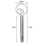 Danish Dough Whisk, 12 Inch Stainless Steel Bread Whisk, 2 Pack - view 2