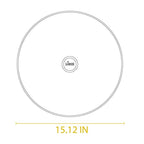 15 Inch Cast Iron Pre-Seasoned Skillet with Tempered Glass Lid - view 7