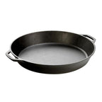 Pre-Seasoned Cast Iron Skillet with Dual Loop Handles, 17 Inches
