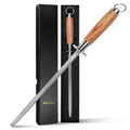 Knife Sharpener Rod German High Carbon Steel Honing Rod, 10''