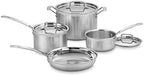 MCP-7NP1 Multiclad Pro Triple Ply 7-Piece Cookware Set Skillet