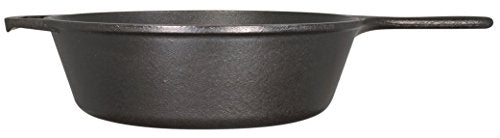 Pre-Seasoned Cast Iron Deep Skillet, 3 Quart - view 2