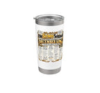 December Birthday King Born In December Front Page Newspaper Stainless Steel Insulated Tumbler