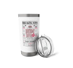 Funny Happy Birthday Diva Newspaper Front Page Headliner Stainless Steel Insulated Tumbler - view 5