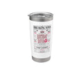 Funny Happy Birthday Diva Newspaper Front Page Headliner Stainless Steel Insulated Tumbler