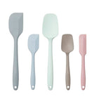 High Heat Resistant Silicone Spatulas, Set of 5, Multicolor, CTG-00-5SP