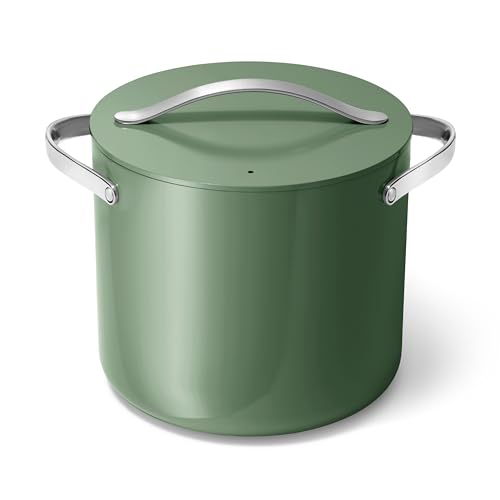 12 qt Ceramic-Coated Stock Pot with Lid