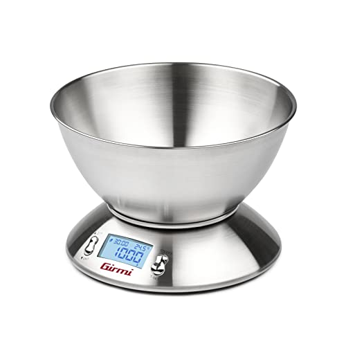 PS85 Electronic Kitchen Scale, 1 g - 5 kg, Ambient Temperature, Tare, Timer, Stainless Steel
