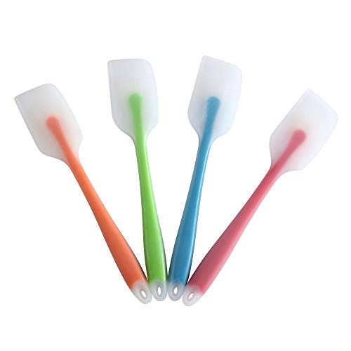 Silicone Spatula Set of 4, Heat Resistant, Food Grade