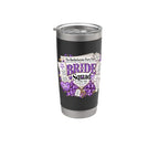 Bride Squad Wedding Crew Newspaper Front Page Girls' Trip Stainless Steel Insulated Tumbler