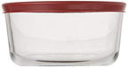 4 Cup Food Storage Containers with Red Lids (3) - view 2
